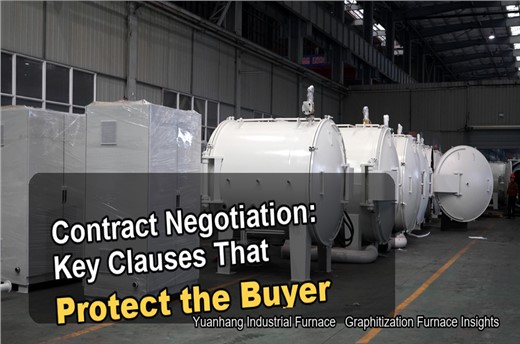 What are the key points in negotiating a graphitization furnace contract, and what are the crucial clauses for protecting the buyer's rights?