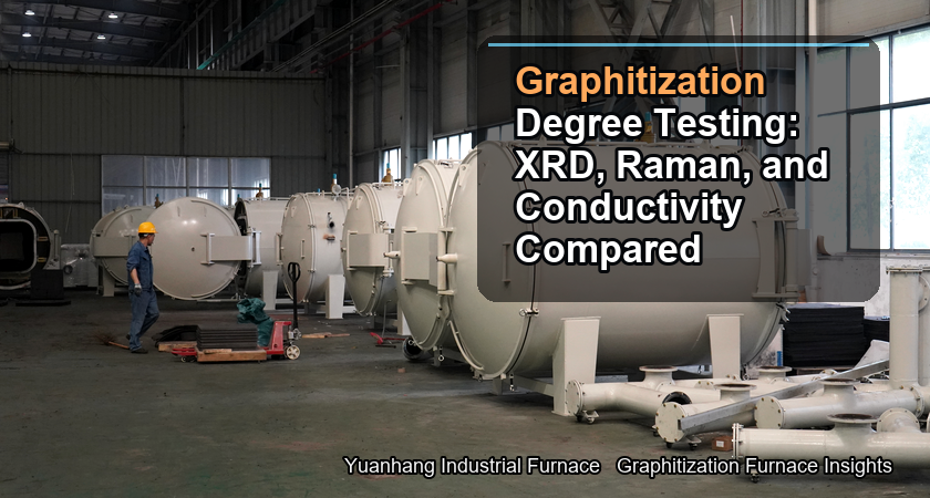 Graphitization degree testing methods: Comparison of XRD, Raman spectroscopy and conductivity method Graphitization degree testing methods: Comparison of XRD, Raman spectroscopy and conductivity method