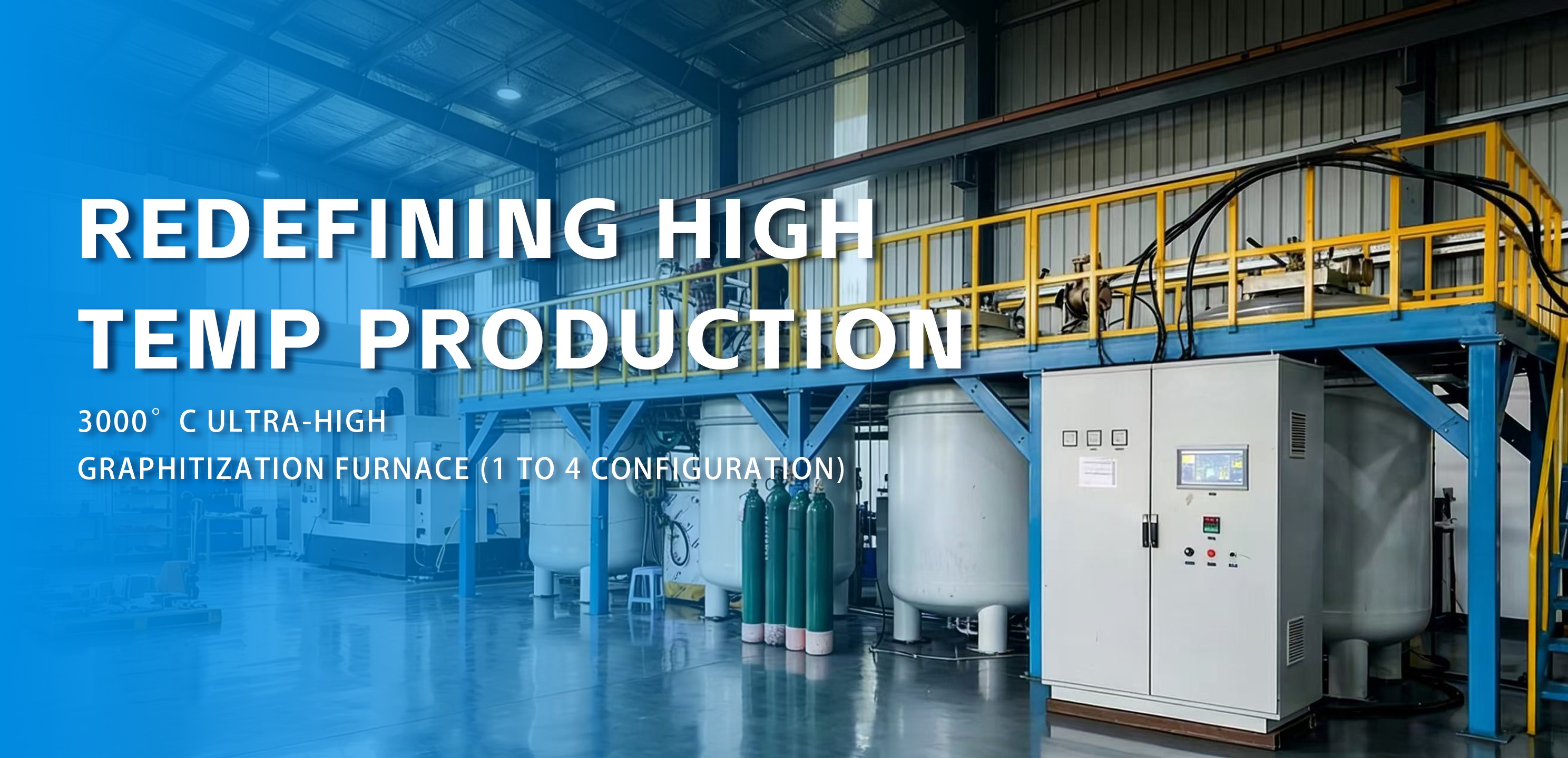 Redefining High-Temp Production. 3000°C Ultra-High Graphitization Furnace (1-to-4 Configuration)